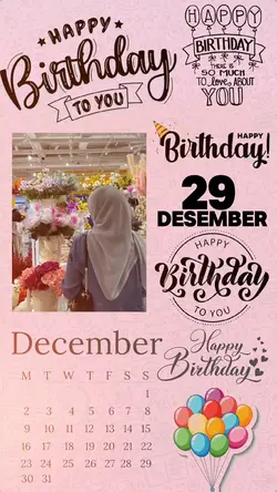 29 DESEMBER HBD