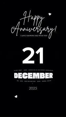21 December annivers