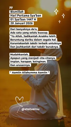1 Sya'ban 1447H