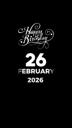 HBD 26 FEBRUARY 2026