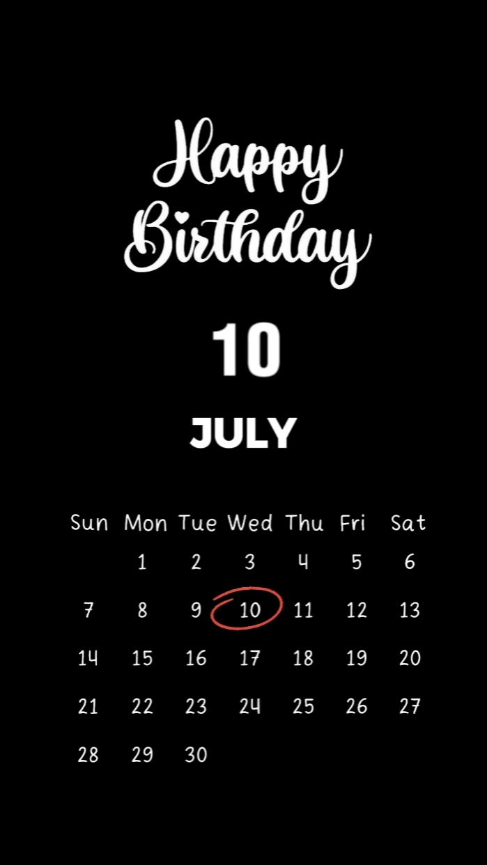 Aniversário 10 de julho