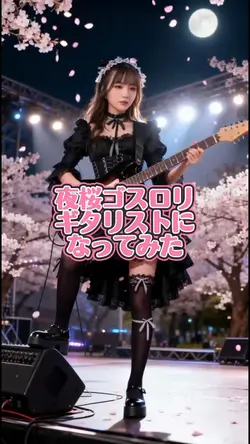 夜桜ゴスロリギタリスト AI