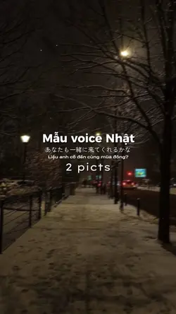 Mẫu voice Nhật