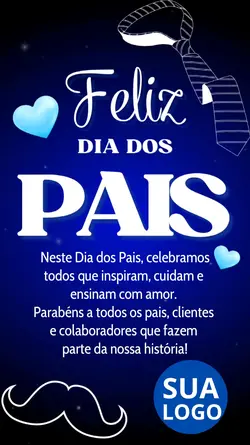 Feliz dia dos Pais 