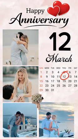 Anniversary 12 March