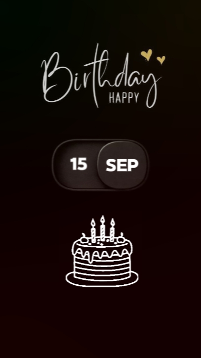 HBD 15 SEPTEMBER
