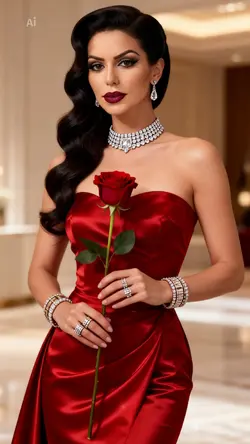 Red dress