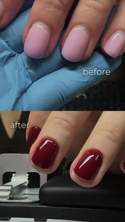 Nail before/after