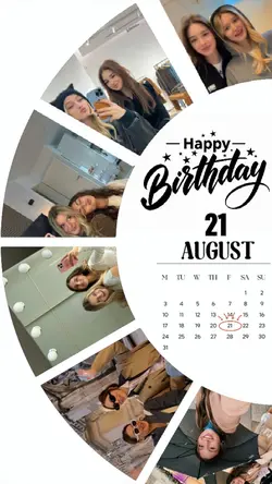 BIRTHDAY 21 AUGUST