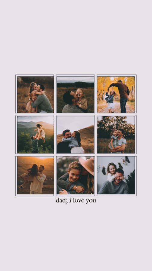 dad; i love you 