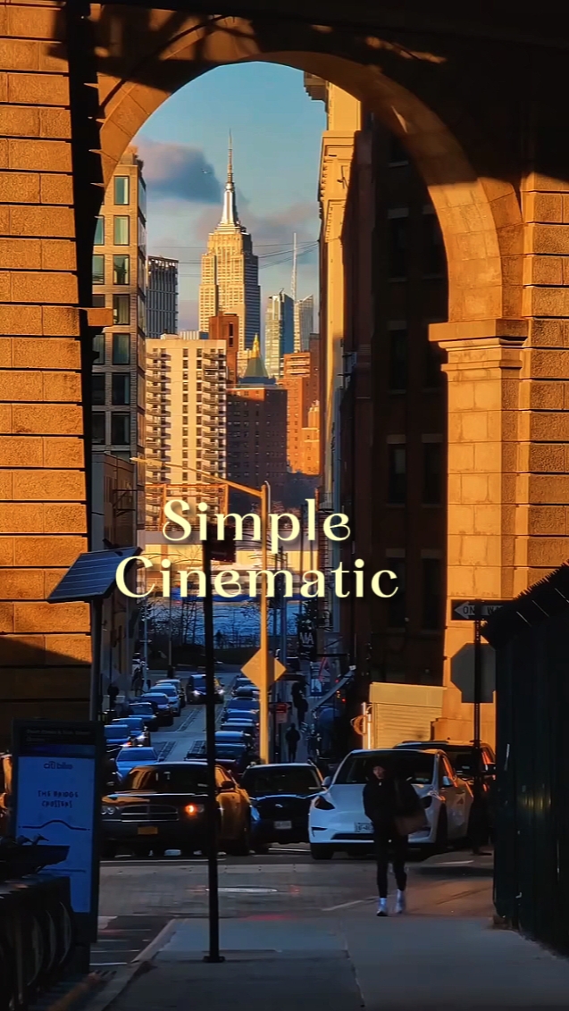 Simple cinematic 