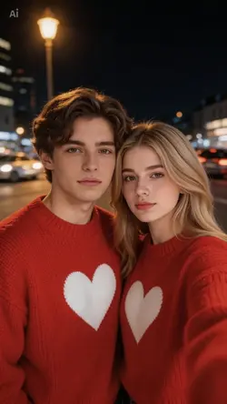 Couple collage AI 