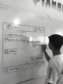 chat di papan tulis