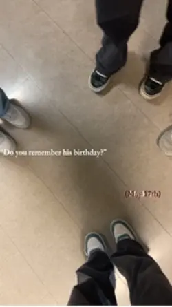 His bday