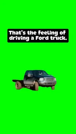 Driving a Ford truck