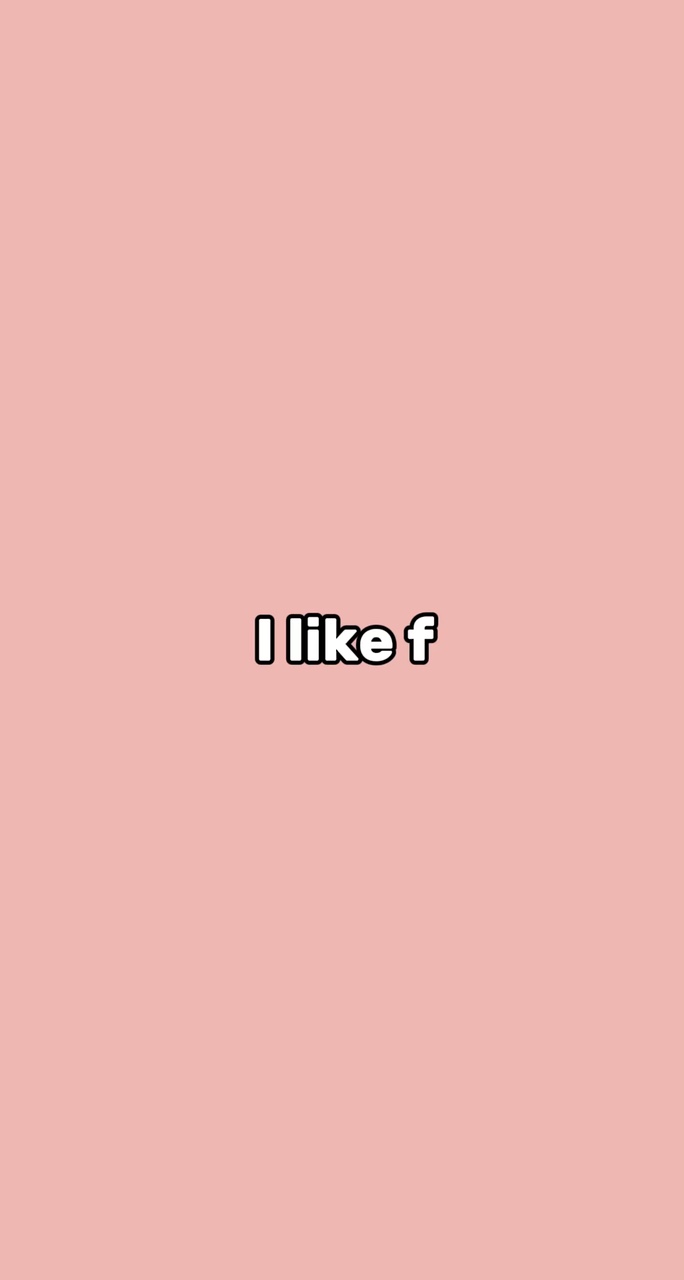 I like..