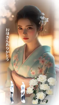 お母さんありがとう
白カーネーション