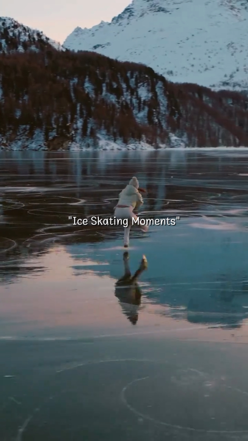 Momentos de patinaje sobre hielo