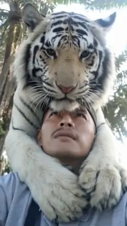 dipeluk harimau 