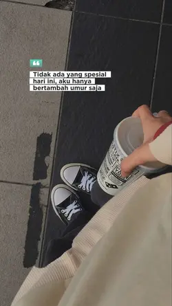 hanya bertambah umur