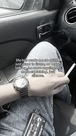just silence