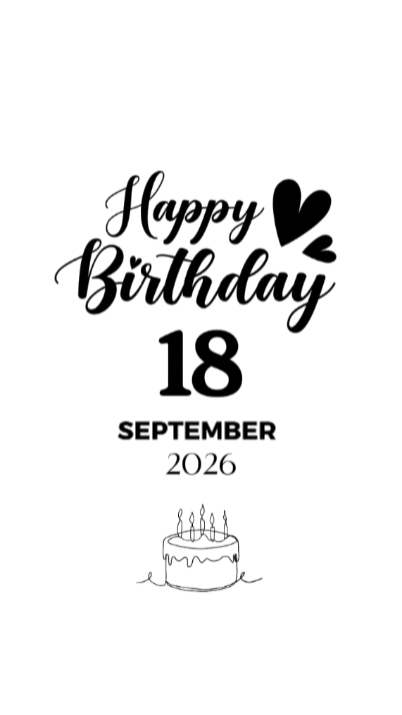 bday son 18 septembe