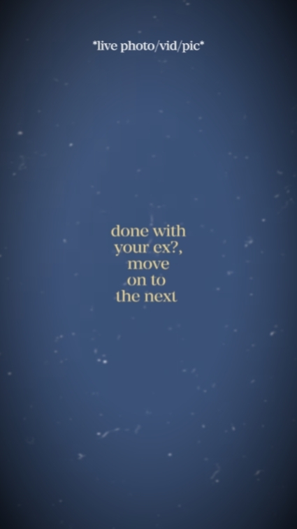 done with your ex