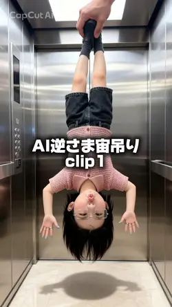AI逆さま宙吊り