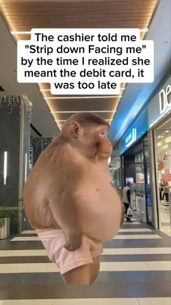 cashier told me
