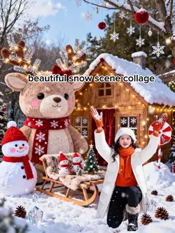 beautiful snow scene