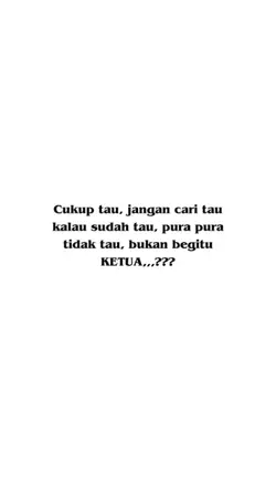 cukup tau
