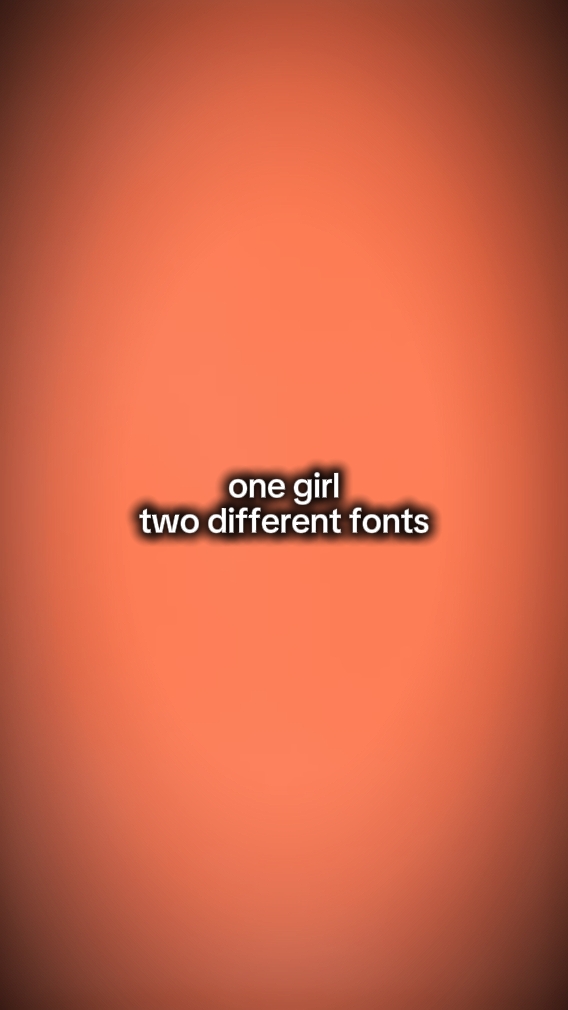 one girl two differe