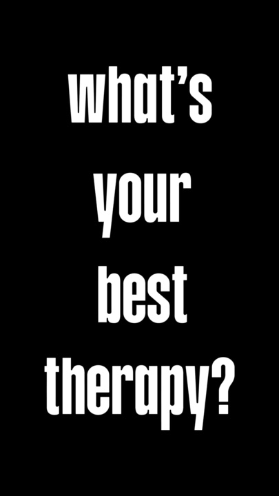 best therapy?