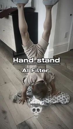 Hand stand - AI 😎