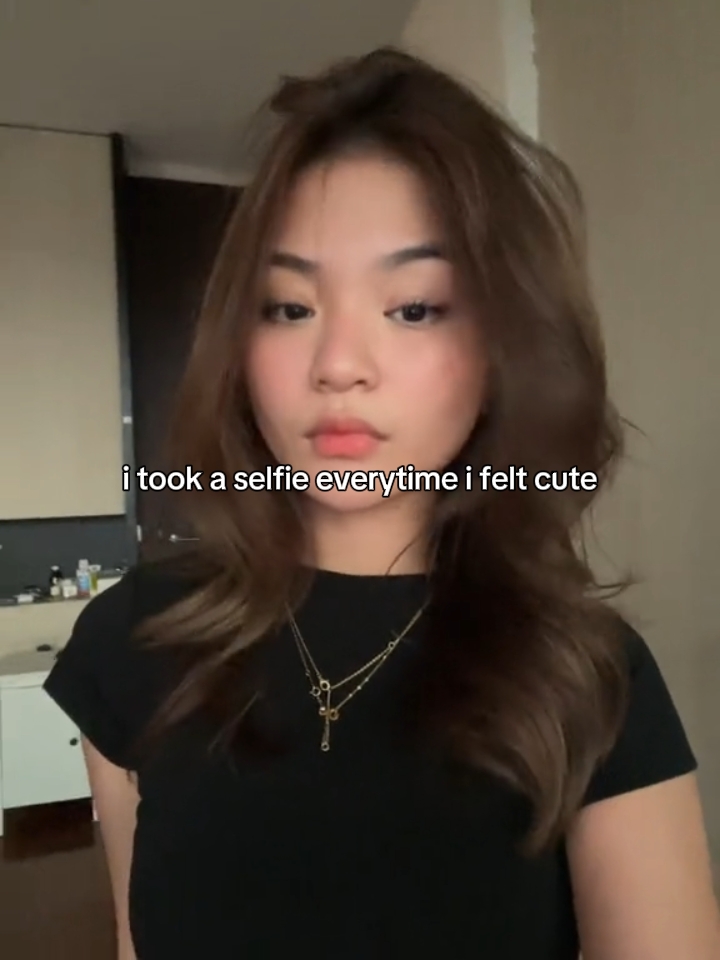 nag selfie ako