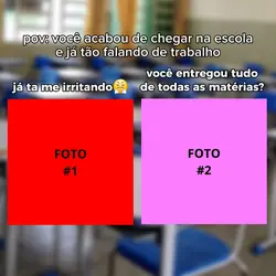 Trabalho na escola