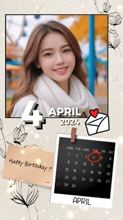 Birthday 4 april