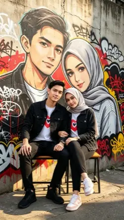 Graffiti couple 