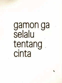 gamon ga selalu