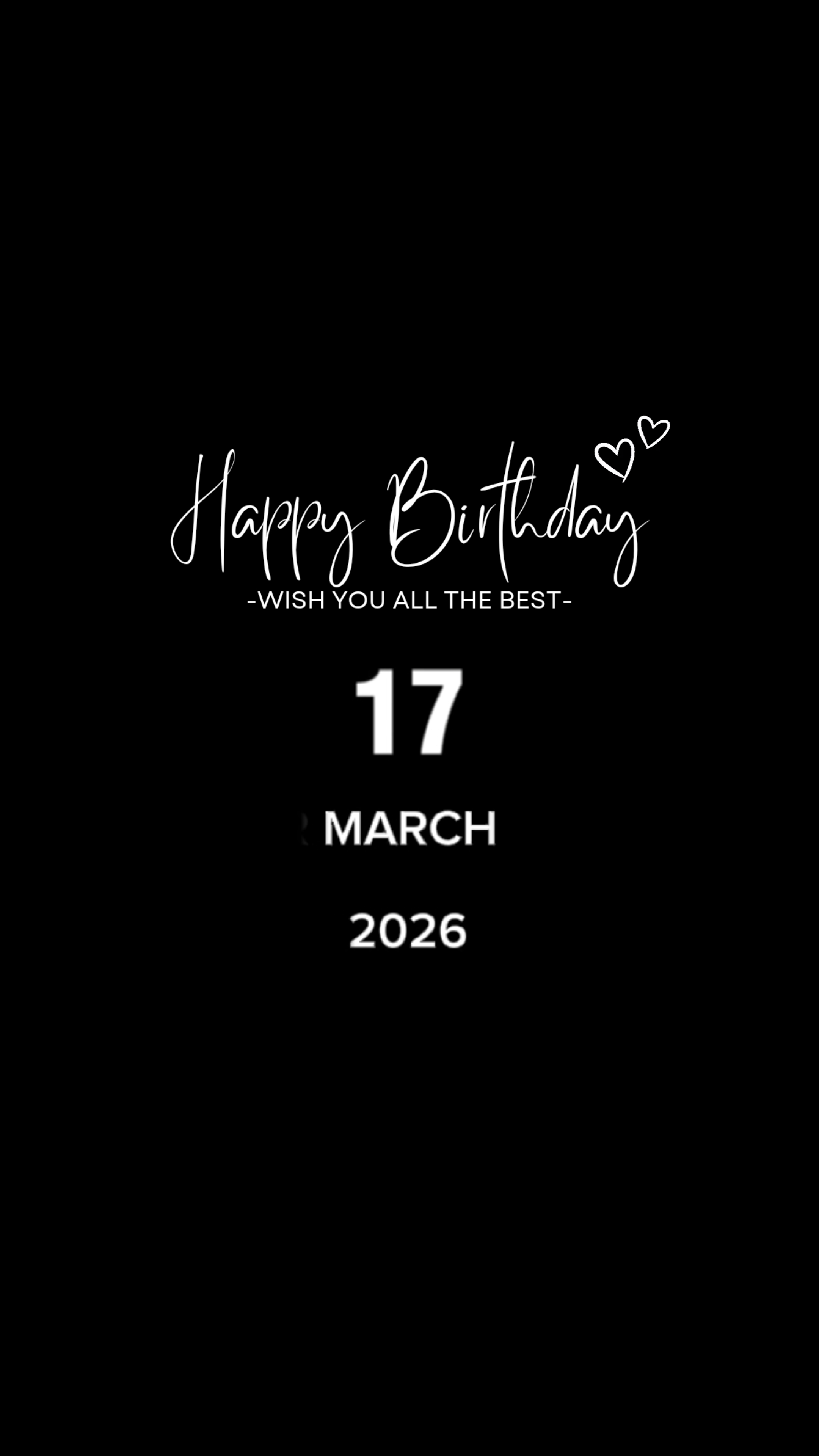 Feliz cumpleaños 17 de marzo