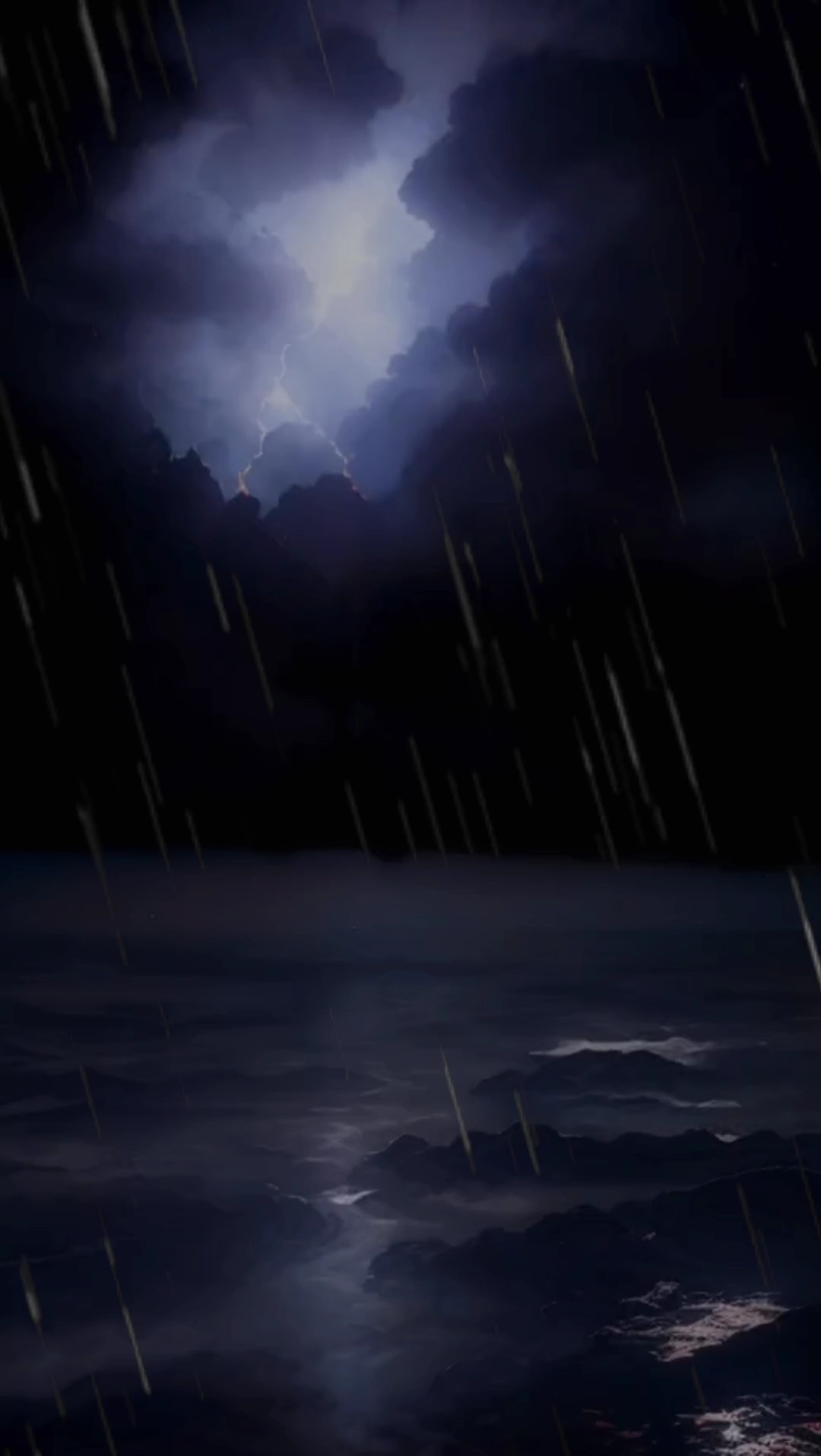 Donner und Regen