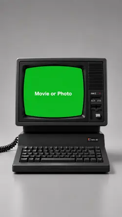 レトロPC テンプレート(BLACK)