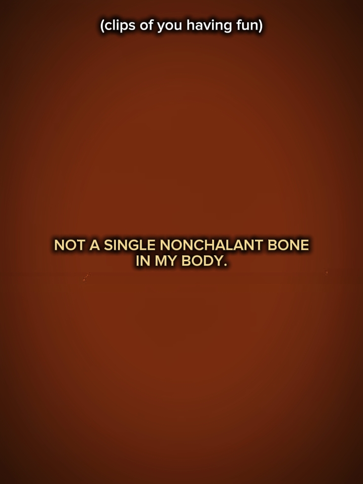 nonchalant 