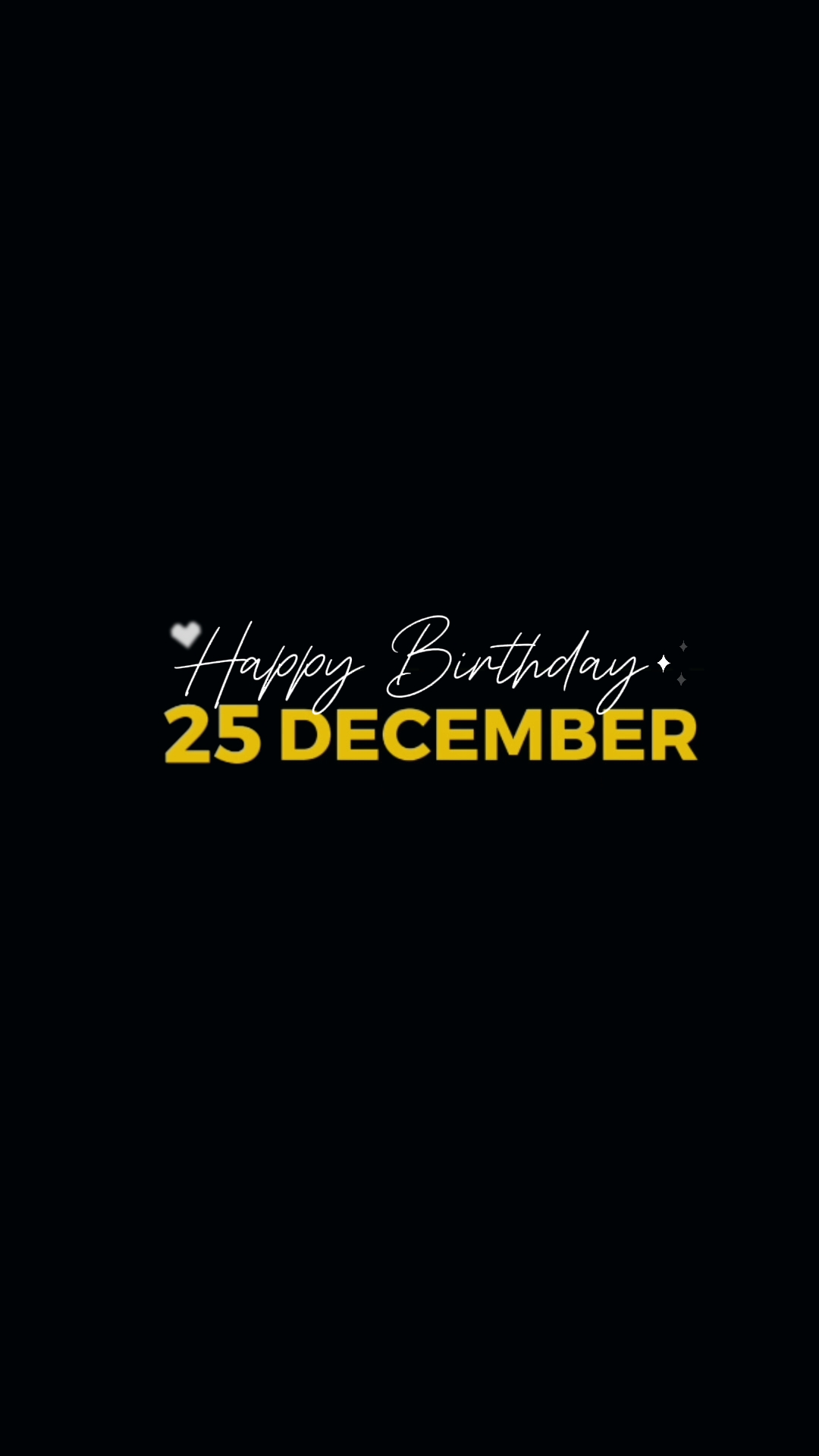 hbd 25 December 2025