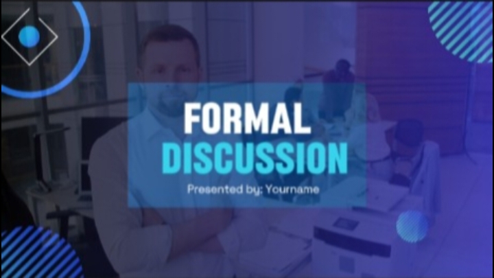 Discussion formelle