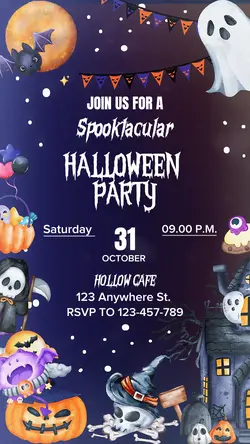 Halloween invitation