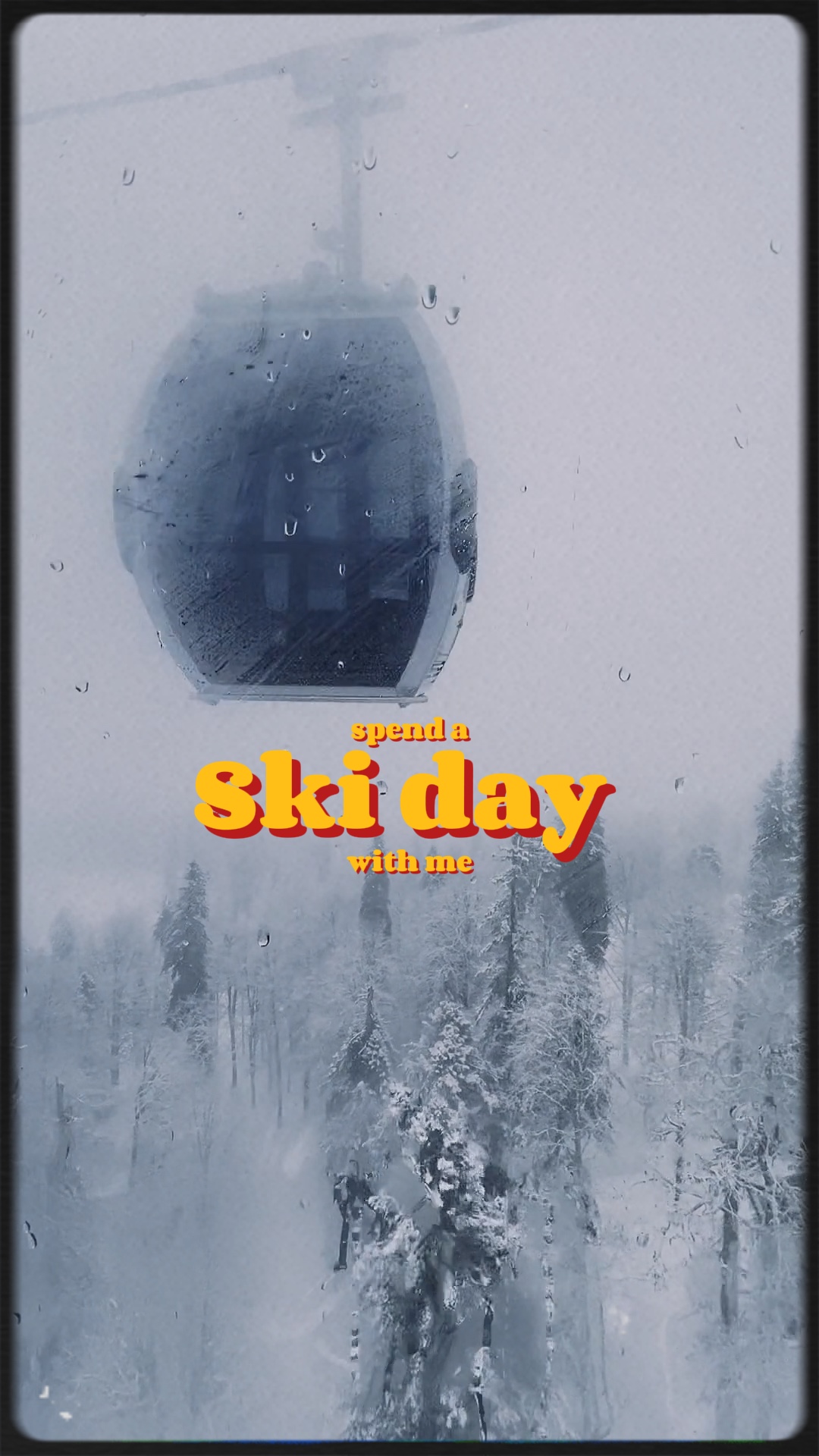 Vlog de ski cinématographique 