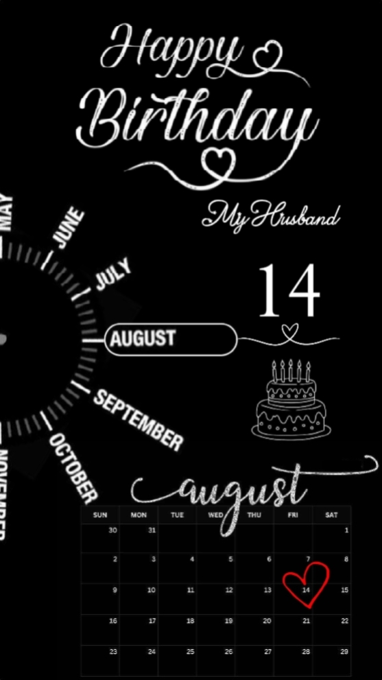 HBD HUSBAND AUG 14