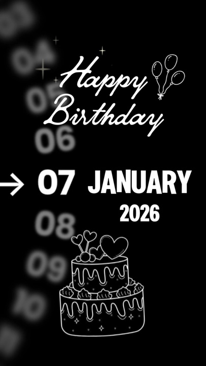 HBD 07 DE JANEIRO 