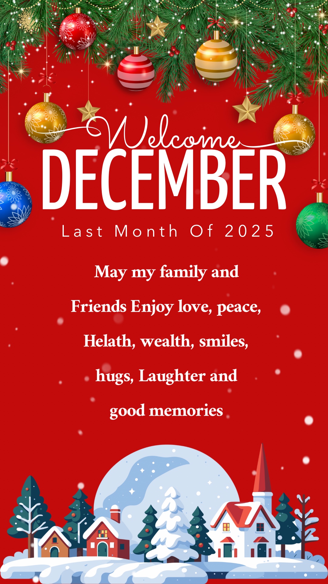 Bienvenido diciembre de 2025